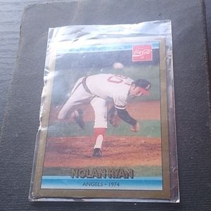 Nolan Ryan baseball cards and commemorative pen